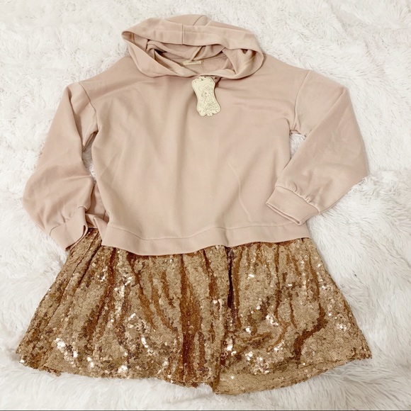 Soprano Other - Soprano hooded sequins sweatshirt dress